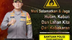 Kapolres Banyuasin Tegaskan Larangan Keras Pembakaran Hutan dan Lahan, ada Sanksi Pidananya