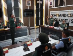 Pangdam II/Sriwijaya Pimpin Taklimat Awal Audit Ketaatan dan Audit Kinerja Itjen TNI Periode lll TA 2025